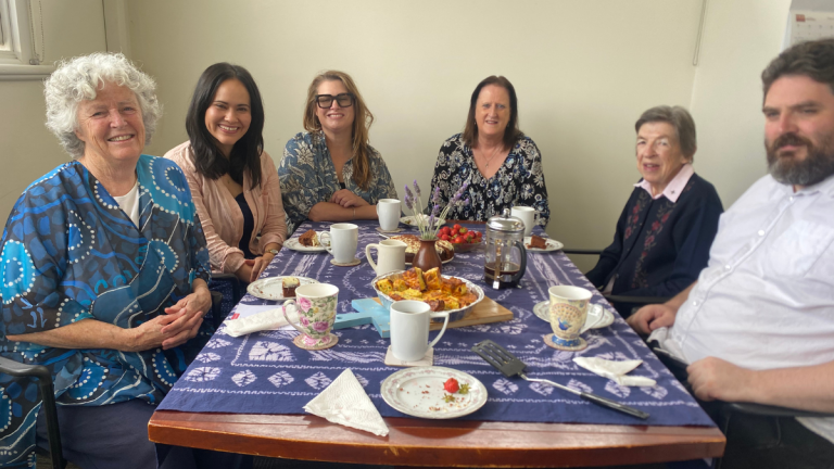 ACRATH staff (pictured left to right): Christine, Melissa, Angela, Lys, Mary and Joseph in the ACRATH National Office in Albert Park.  